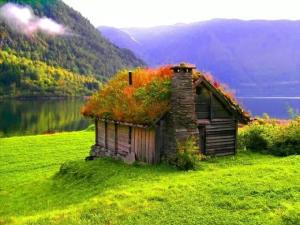 mountain cabin